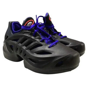 Adidas Sneakers Mens 8.5 Black Blue AdiFom ClimaCool J Running Lace Up Shoes NEW